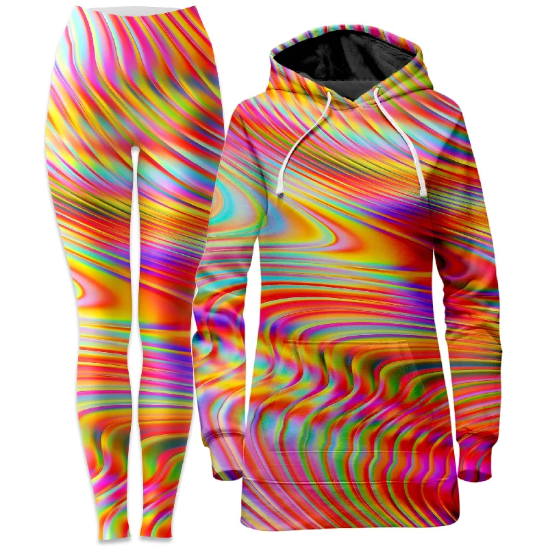 Cool Style Afternoon Delight Hoodie Dress and Leggings Combo