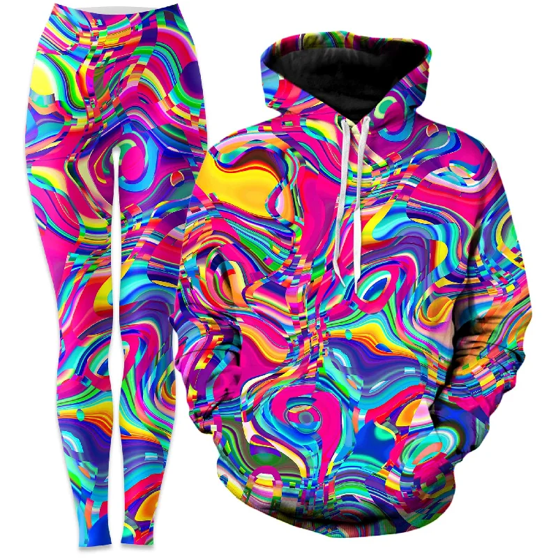 Ultra-lightweight Psych Dip Hoodie and Leggings Combo