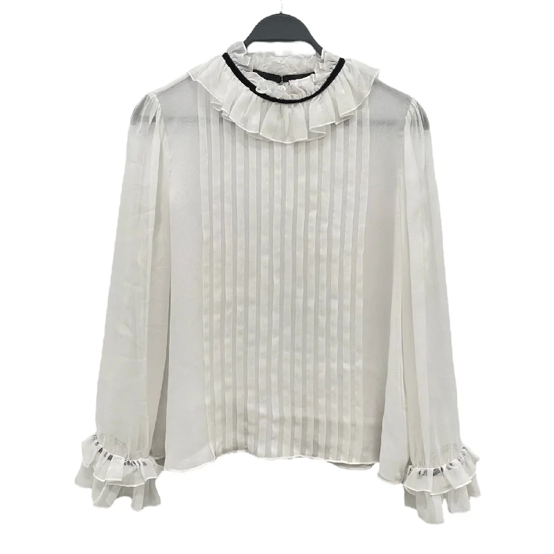 Alice style CAROLINA HERRERA/Blouse/10/Cotton/WHT/