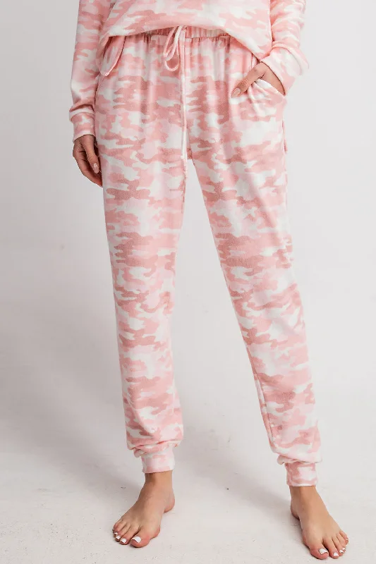 Innovative Design Pink Camo Joggers