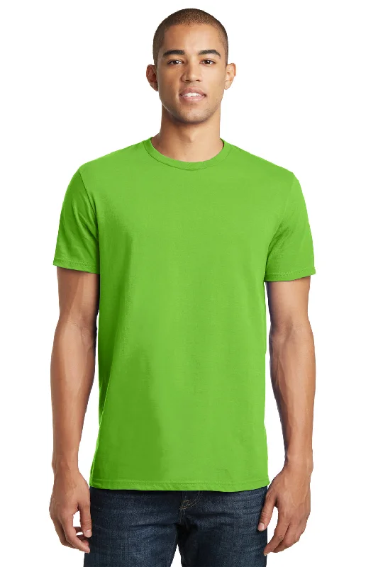 Business Casual District Mens The Concert Short Sleeve Crewneck T-Shirt - Neon Green