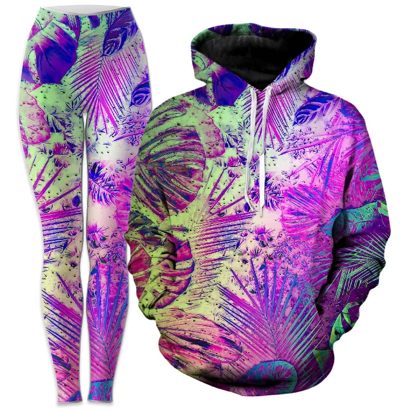 Sports Fitness Wear Junglist Holo Hoodie and Leggings Combo