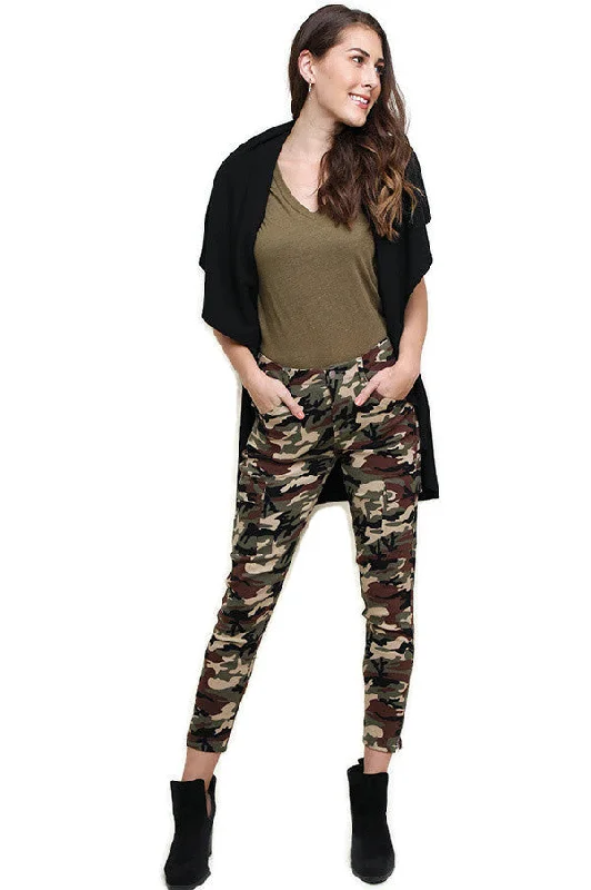 High-waisted pants style Camo High Waist Skinny Pant