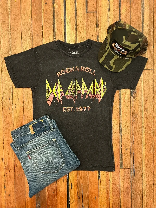 Fashionable sports Def Leppard Stone T-Shirt