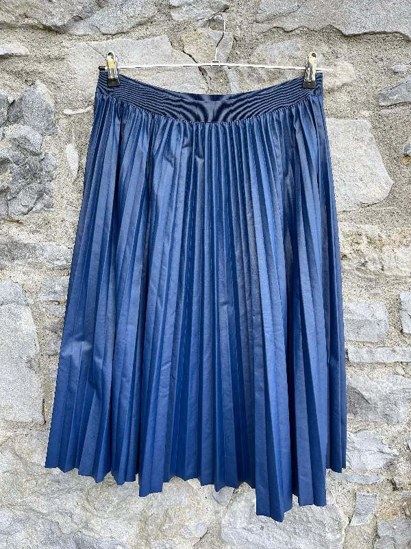 Trendy Items Navy pleated midi skirt uk 14