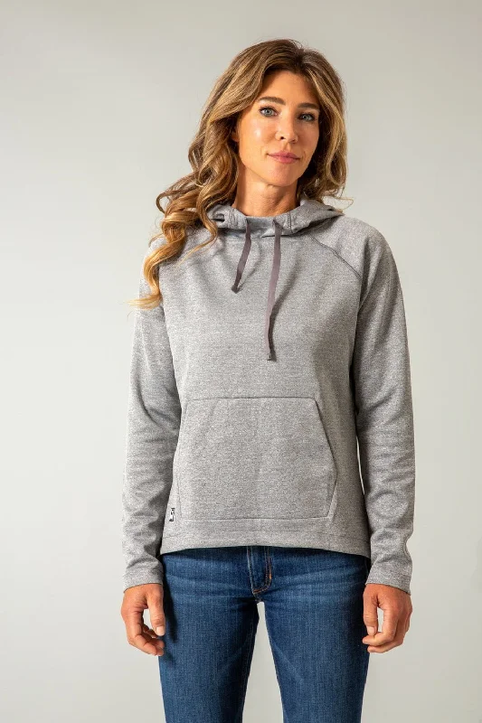 Retro Dress Kimes Ranch Womens Sedona Grey Heather 100% Polyester Hoodie