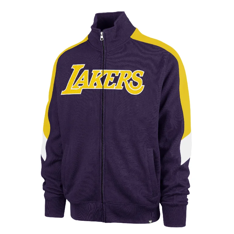 Smart Casual LOS ANGELES LAKERS WORDMARK '47 SHOOT OUT TRACK JACKET