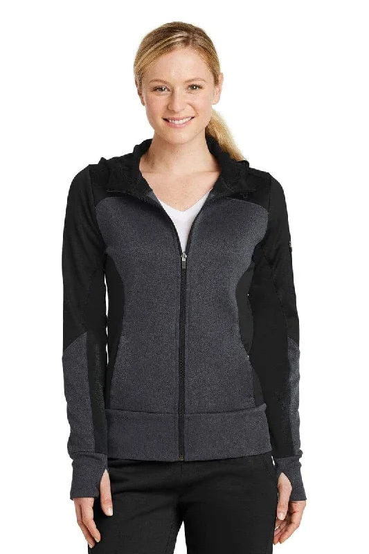 Dynamic Fashion Sport-Tek LST245: Ladies Tech Fleece Colorblock Full-Zip Hooded Jacket