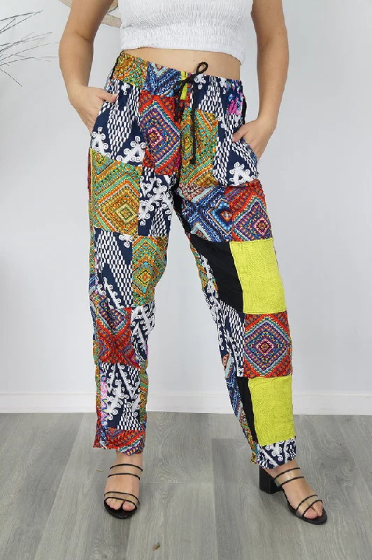 Sports Comfort Style Patchwork Pant