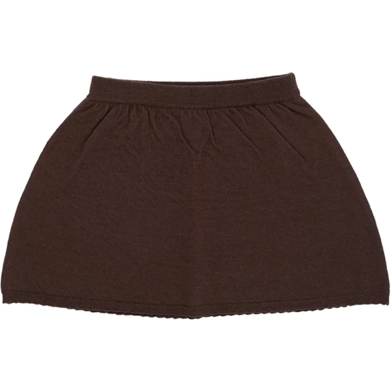 Sports litigation style Copenhagen Colors Dk Brown Spektakel Classic Merino Skirt