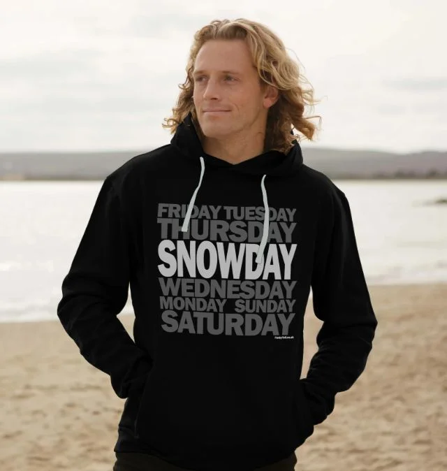 Slim-fit Shirts Men's Snowday Organic Pullover Hoodie