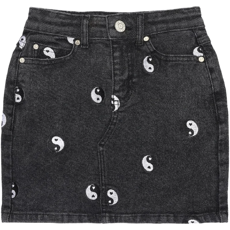 New Products The New Black Denim Wash Lykke Denim Skirt