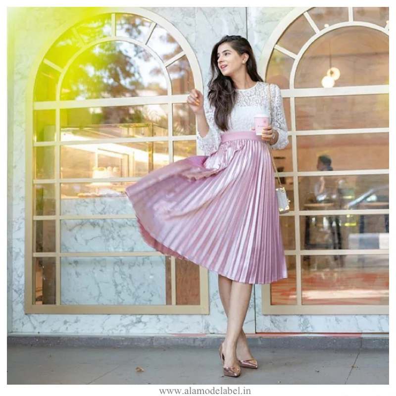 Retro Style Pegmove Pleated Skirts