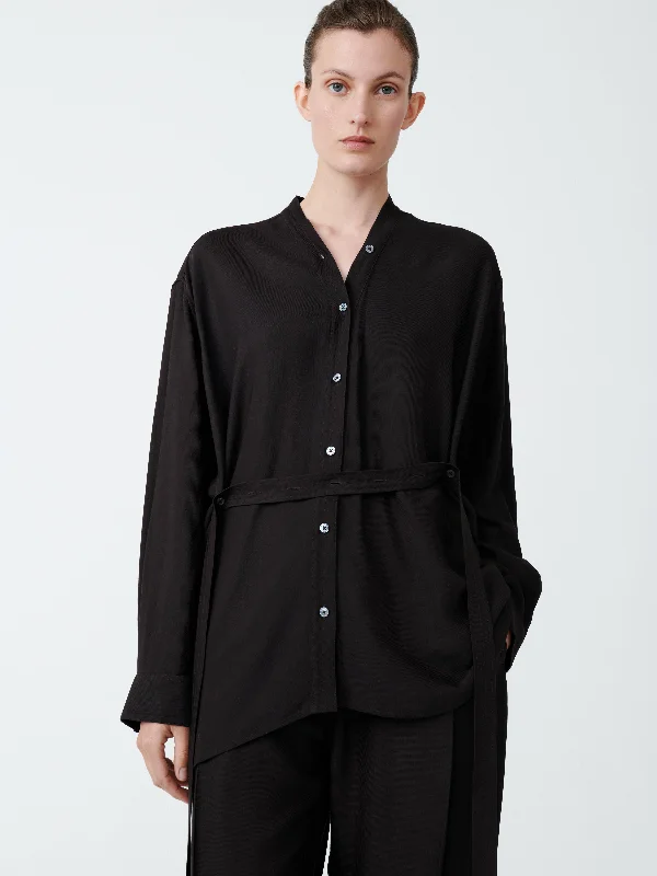 Elegant And Elegant LANE SHIRT IN ESPRESSO