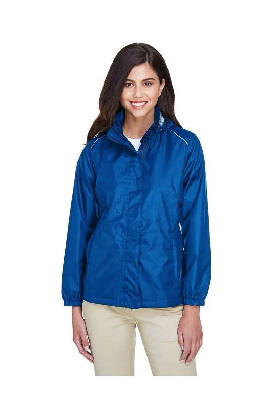 Street Vertical And Horizontal Design Core 365 78185: Ladies' Climate Seam-Sealed Lightweight Variegated Ripstop Jacket