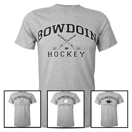 Windbreaker fashion Bowdoin Sports Logo Tee