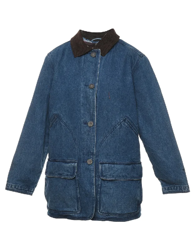 Playful Style Woolrich Medium Wash Denim Jacket - M