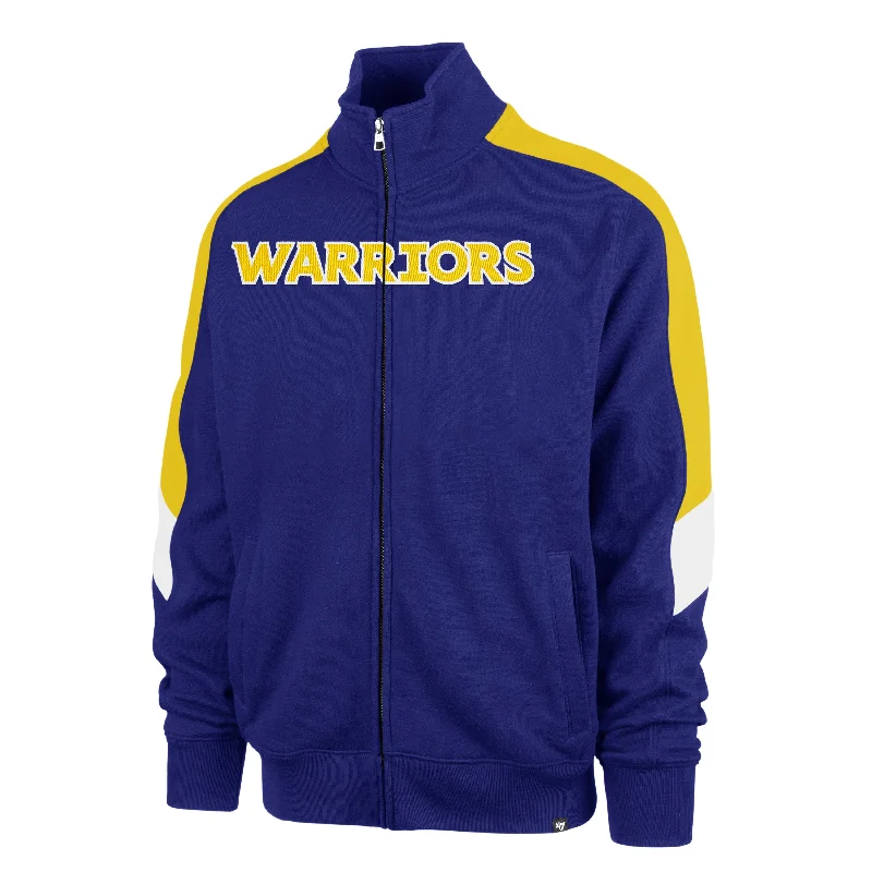 Comfortable Sneakers GOLDEN STATE WARRIORS WORDMARK '47 SHOOT OUT TRACK JACKET