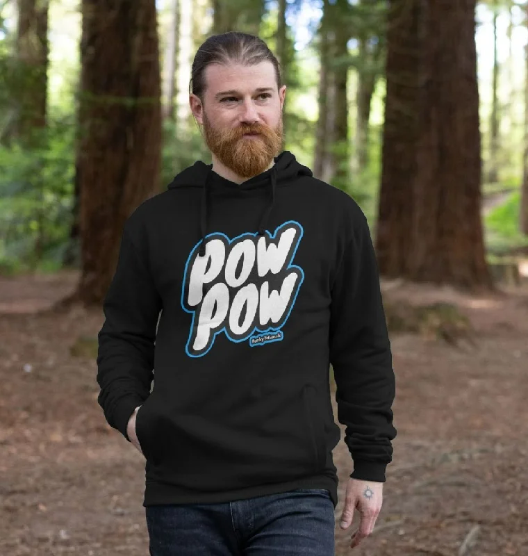 Printed Shirts Men's Pow Pow Organic Pullover Hoodie