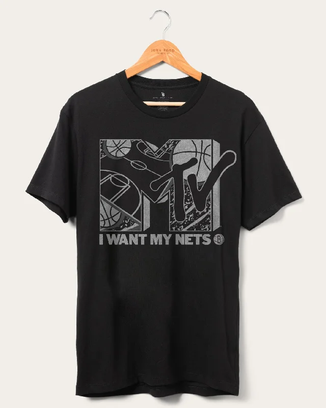 Utility Jackets Nets x MTV I Want My Fan Tee