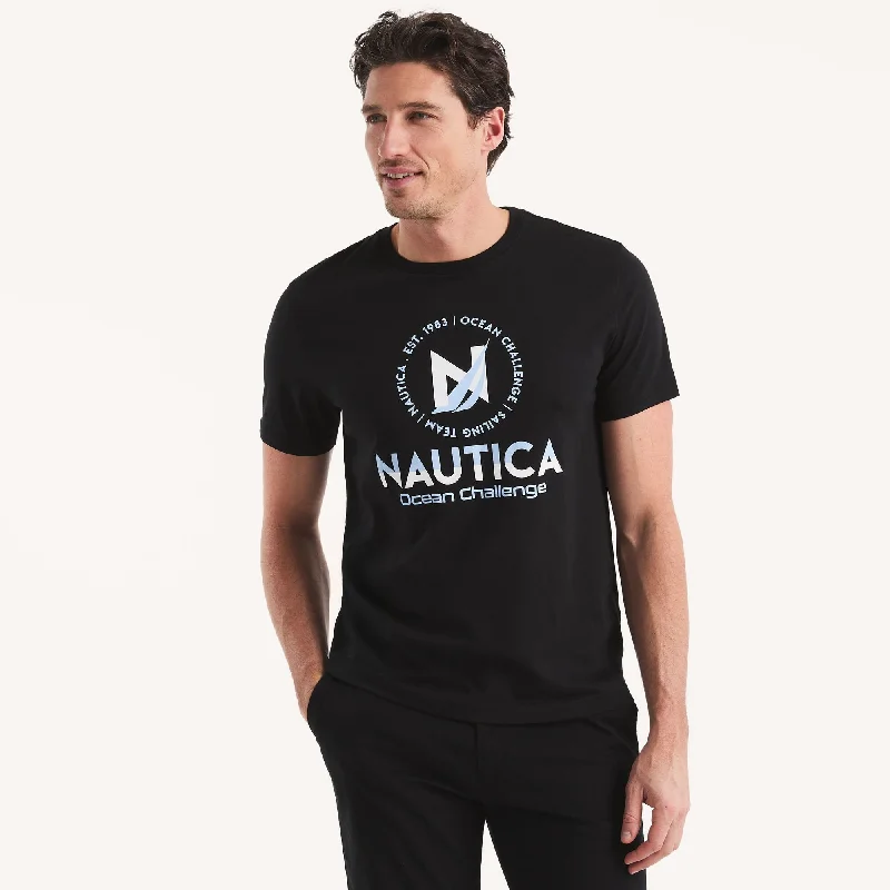 Trendy Jeans Nautica Mens Ocean Challenge Graphic T-Shirt