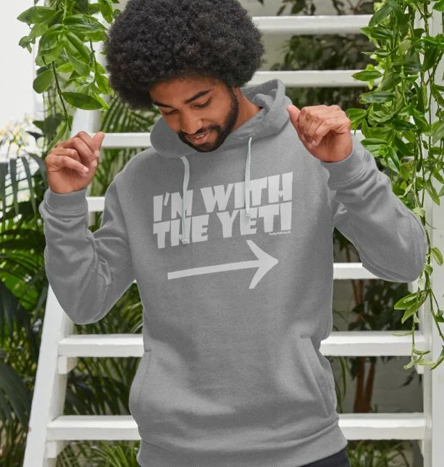 Cargo Shorts Men's I'm With The Yeti Organic Pullover Hoodie