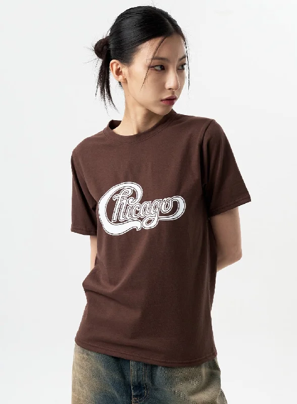 Exquisite workmanship Chicago Graphic Tee CY312