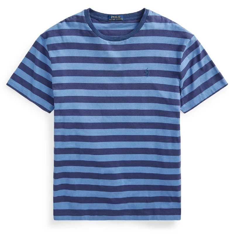 Casual Trousers Polo Ralph Lauren Custom Slim Fit Striped T-Shirt Liberty / Light Navy