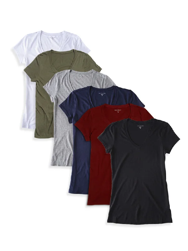 High-quality fabrics Fitted V-Neck Marcy 6-Pack