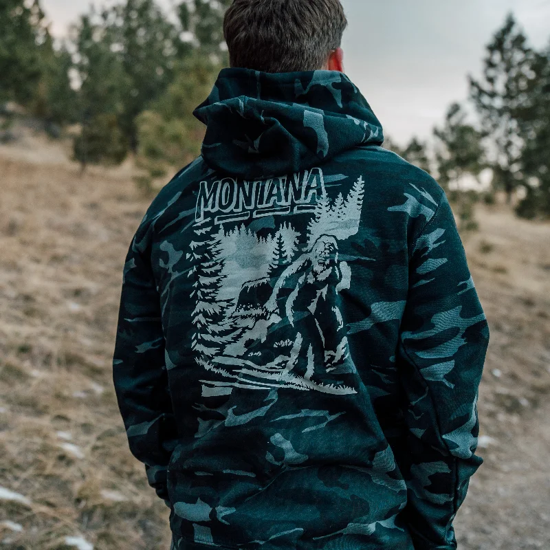 Utility Jackets Montana Bigfoot Camo Heavyweight Hoodie