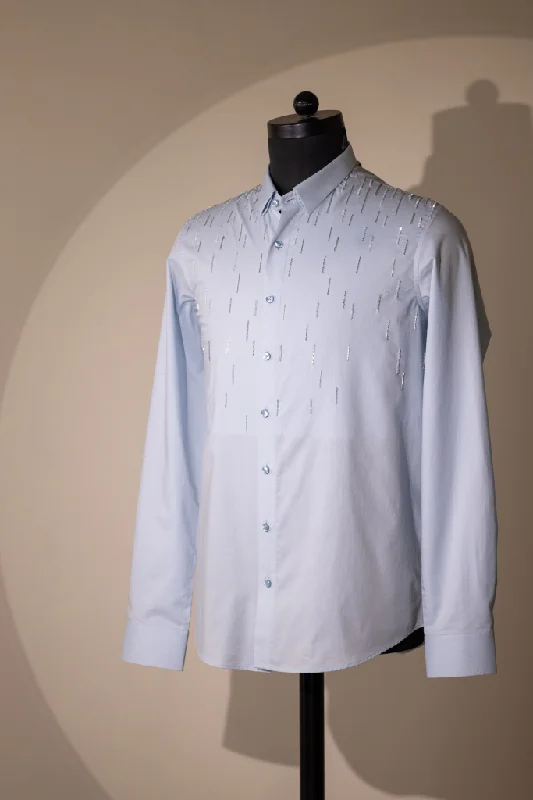 Fashionable and versatile Modena Shirt (Powder Blue)