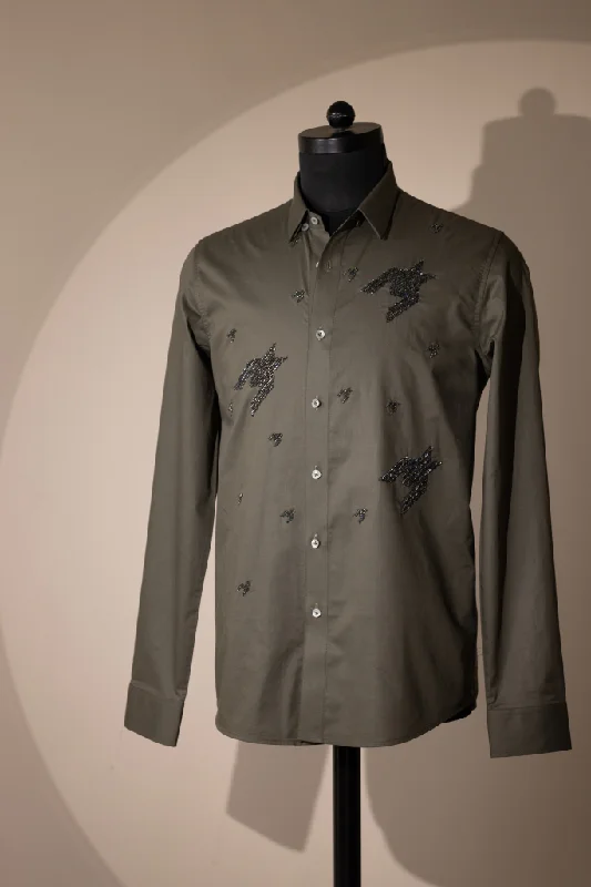 Free and comfortable Naples Shirt (Olive)