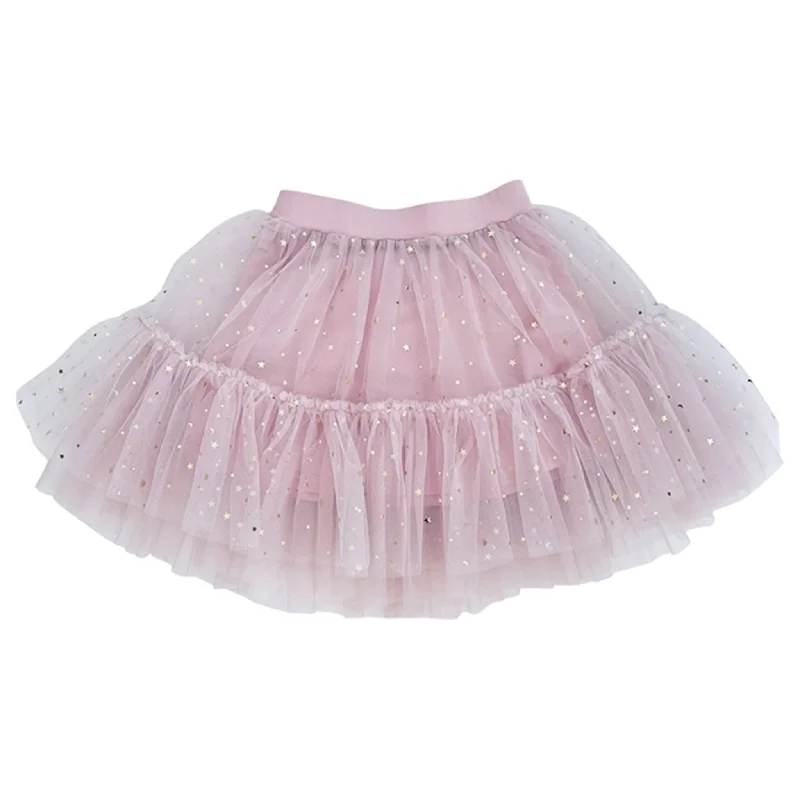 Sports outdoor style Dolly by Le Petit Tom Stars & Moon Tulle Tutu Skirt Dusty Violet