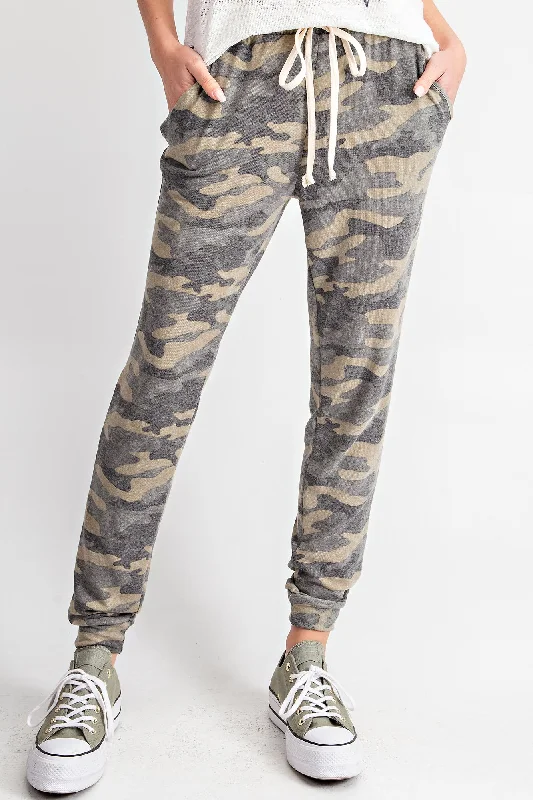 Extra long version Camo Joggers