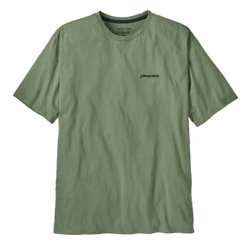 Business Shirts Patagonia Home Water Trout Organic T-Shirt Terrain Green