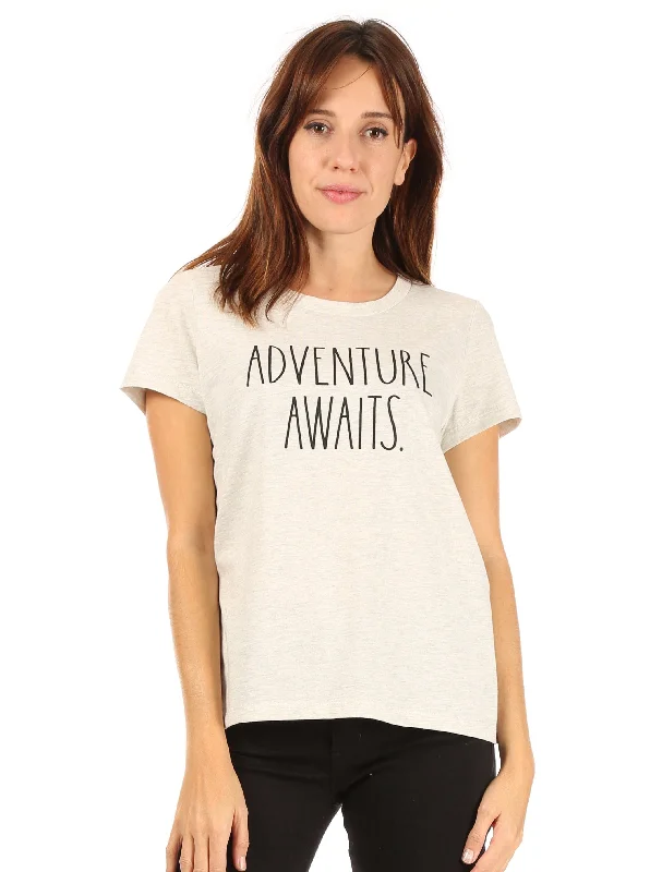 Warm Winter Series Women's "ADVENTURE AWAITS" Short Sleeve Icon T-Shirt