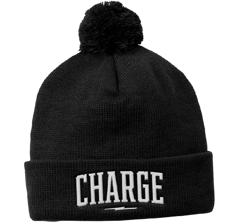 Fresh And Natural Charge Pom Pom Beanie