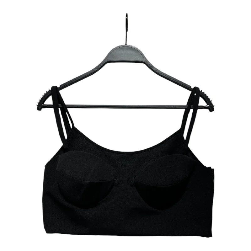 Sports Vitality Style Maison Margiela/SL Blouse/40/Polyester/BLK/Double Strap Bustier Tank