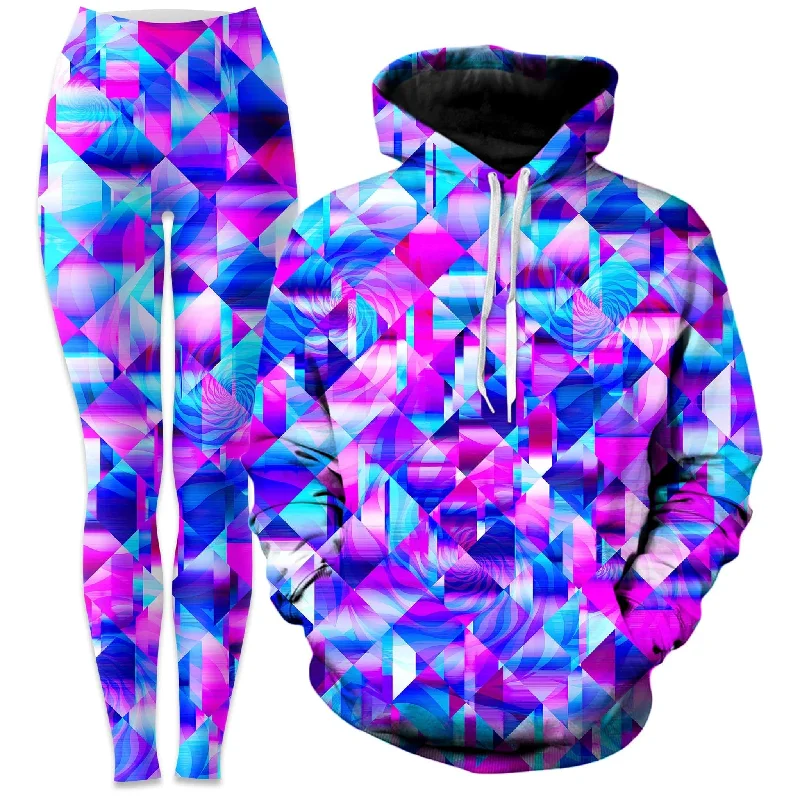 Warm Winter Series Blossom Trippy Hoodie and Leggings Combo