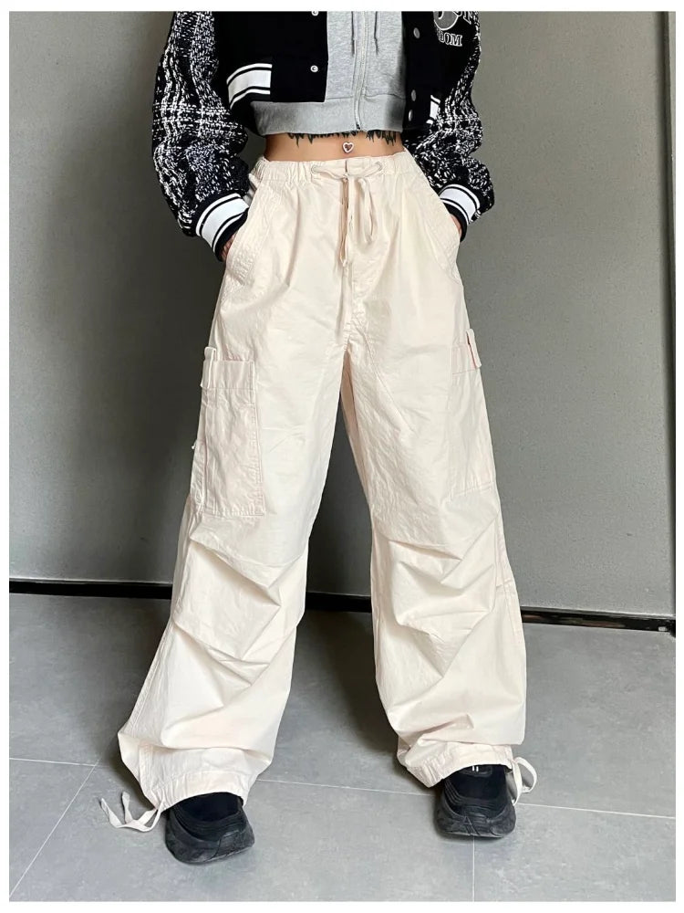 High-quality fabrics Baggy Cargo Y2K Streetwear Oversize Wide Leg Sweatpants Vintage Harajuku Pant