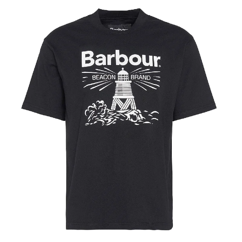 Printed Sweatshirts Barbour Pell Oversized Graphic T-Shirt Black