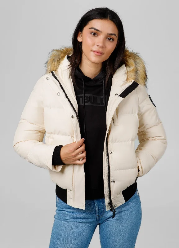 Retro Design Women's winter hooded jacket Azalea