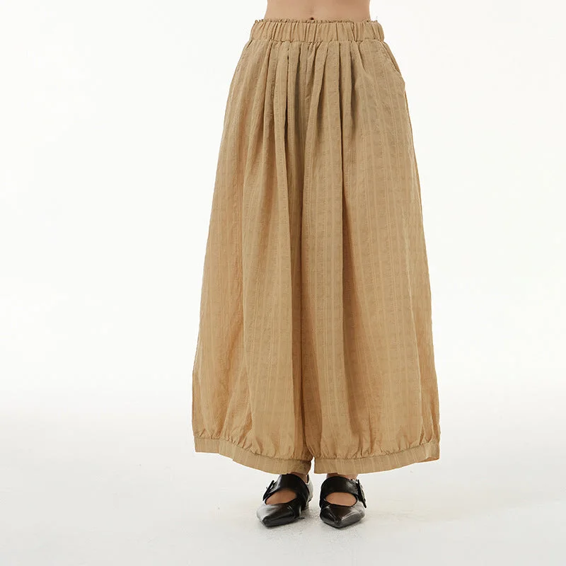 Street Fashion Vintage Designed Plus Sizes Summer Wide Legs Pants