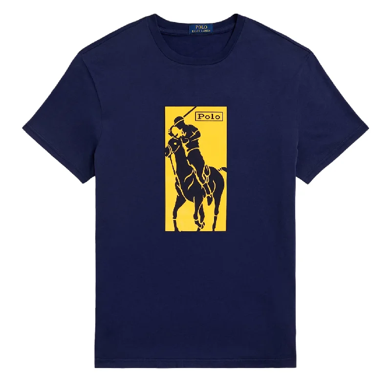 Chinos Style Polo Ralph Lauren Pony Print T-Shirt Cruise Navy