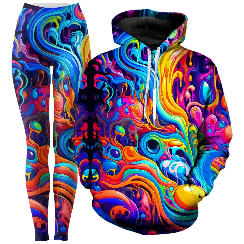 Fresh And Simple Kandi Swirl Hoodie and Leggings Combo