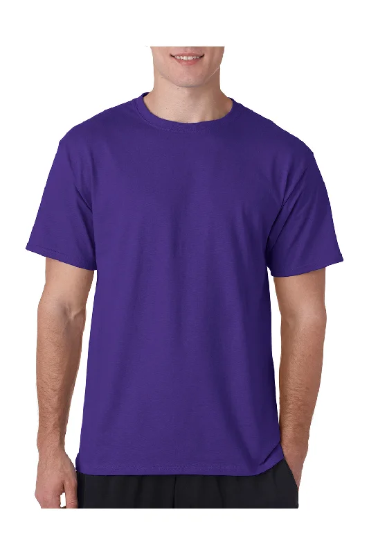 Button-up Shirts Champion Mens Short Sleeve Crewneck T-Shirt - Purple