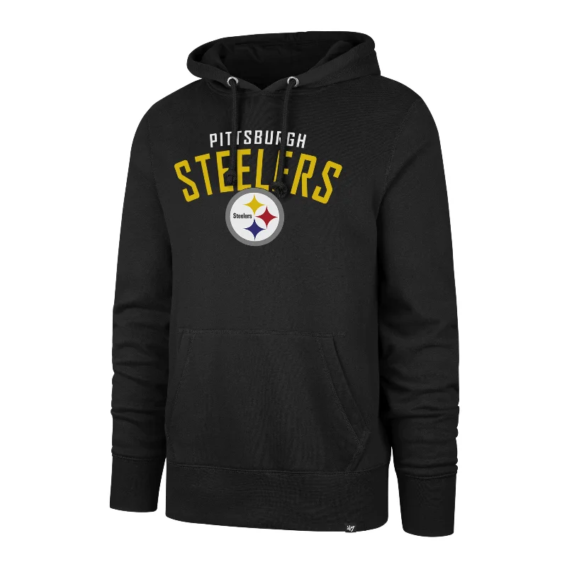 Knit Sweaters PITTSBURGH STEELERS OUTRUSH '47 HEADLINE HOOD