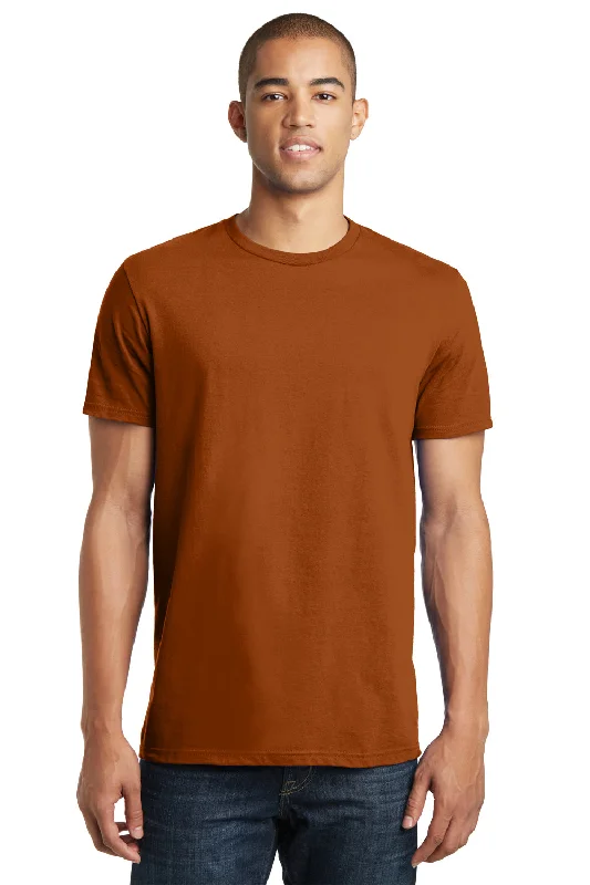 High-fashion Looks District Mens The Concert Short Sleeve Crewneck T-Shirt - Burnt Orange