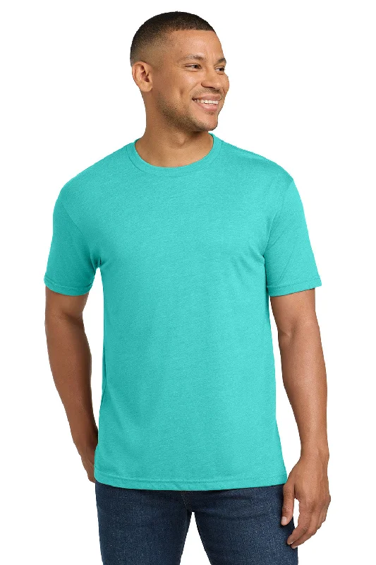 Dress Shoes Next Level Mens Jersey Short Sleeve Crewneck T-Shirt - Tahiti Blue