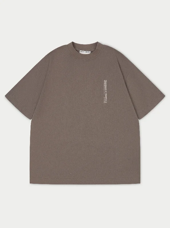 Streetwear Fashion SUMMER TOUR T-SHIRT - COFFEE